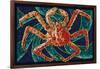 King Crab - Mosaic-Lantern Press-Framed Art Print