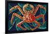 King Crab - Mosaic-Lantern Press-Framed Art Print