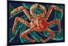 King Crab - Mosaic-Lantern Press-Mounted Art Print