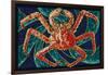 King Crab - Mosaic-Lantern Press-Framed Premium Giclee Print