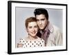 KING CREOLE, from left: Dolores Hart, Elvis Presley, 1958-null-Framed Photo