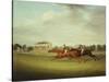 King David' Beating 'surveyor' for the Coronation Cup at Newcastle on July 5, 1815-John Nost Sartorius-Stretched Canvas