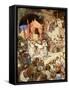 King David bringing the ark into Jerusalem - Bible-William Brassey Hole-Framed Stretched Canvas