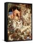 King David bringing the ark into Jerusalem - Bible-William Brassey Hole-Framed Stretched Canvas