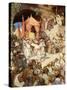 King David bringing the ark into Jerusalem - Bible-William Brassey Hole-Stretched Canvas