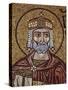 King David (Detail of Interior Mosaics in the St. Mark's Basilic), 12th Century-null-Stretched Canvas