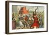 King David Fetching the Ark of the Covenant-English School-Framed Giclee Print