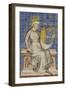 King David from the Bible Historiale, c.1360-70-French School-Framed Giclee Print