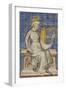 King David from the Bible Historiale, c.1360-70-French School-Framed Premium Giclee Print