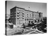 King David Hotel from Garden Side in Jerusalem, Palestine, in the 1930s-null-Stretched Canvas