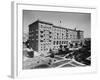 King David Hotel from Garden Side in Jerusalem, Palestine, in the 1930s-null-Framed Photo