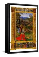 King David Kneeling before God-Matthais Corvinus-Framed Stretched Canvas