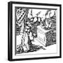 King David Making a Burnt Offering, 16th Century-null-Framed Giclee Print