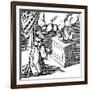 King David Making a Burnt Offering, 16th Century-null-Framed Giclee Print