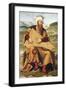 King David Playing a Psaltery-Girolamo Da Santa Croce-Framed Giclee Print