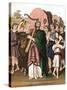 King David Playing His Harp before the Ark, Mid 19th Century-null-Stretched Canvas