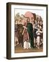 King David Playing His Harp before the Ark, Mid 19th Century-null-Framed Giclee Print