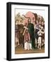 King David Playing His Harp before the Ark, Mid 19th Century-null-Framed Giclee Print