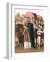 King David Playing His Harp before the Ark, Mid 19th Century-null-Framed Giclee Print