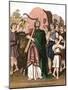 King David Playing His Harp before the Ark, Mid 19th Century-null-Mounted Giclee Print