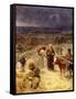 King David purchasing the threshing floor - Bible-William Brassey Hole-Framed Stretched Canvas