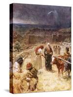 King David Purchasing the Threshing Floor-William Brassey Hole-Stretched Canvas