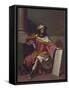 King David-Guercino-Framed Stretched Canvas