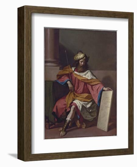 King David-Guercino-Framed Giclee Print