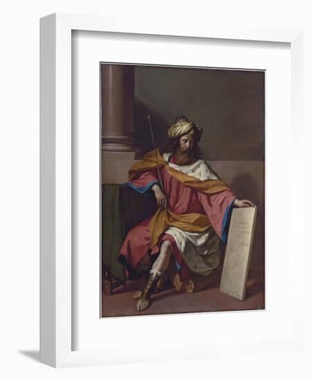 King David-Guercino-Framed Giclee Print