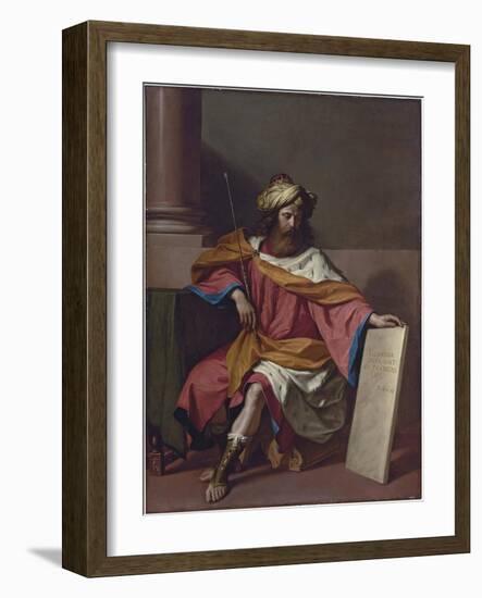 King David-Guercino-Framed Giclee Print