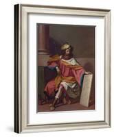 King David-Guercino-Framed Giclee Print