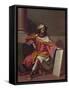 King David-Guercino-Framed Stretched Canvas