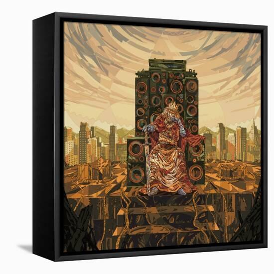 King Deluxe-HR-FM-Framed Stretched Canvas