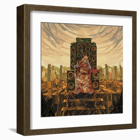 King Deluxe-HR-FM-Framed Art Print