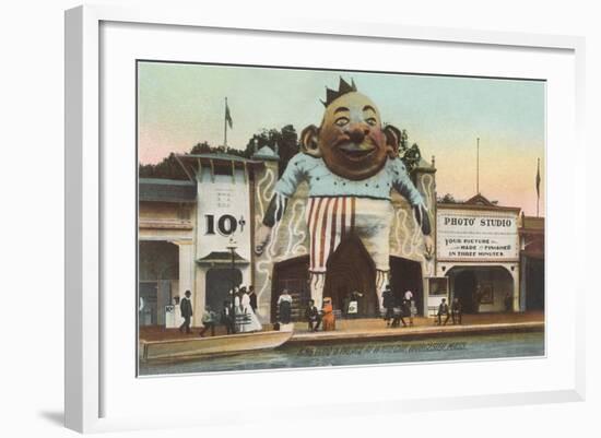 King Dodo Palace at White City, Worcester, Massachusetts-null-Framed Art Print