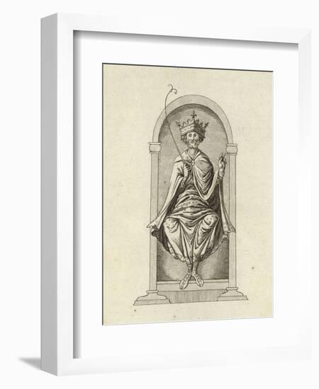 King Eadgar, the Peaceable-null-Framed Giclee Print