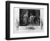 King Edgar Meets Aelfthryth-J. Rogers-Framed Art Print