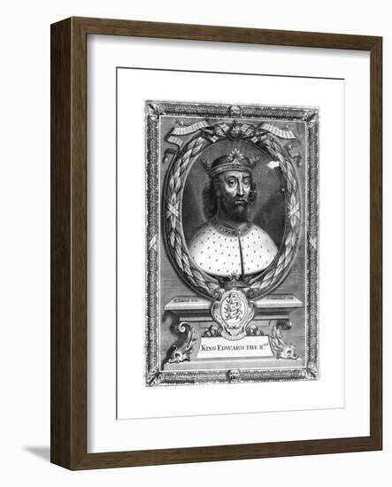 King Edward II of England, (17th Centur)-P Vanderbanck-Framed Giclee Print