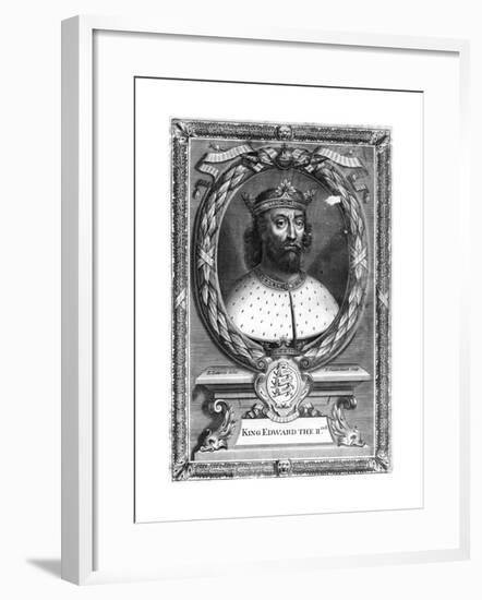 King Edward II of England, (17th Centur)-P Vanderbanck-Framed Giclee Print