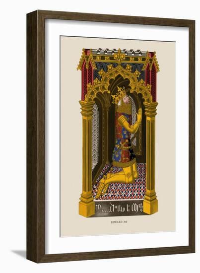 King Edward III-H. Shaw-Framed Art Print