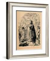 'King Edward introducing his Son as Prince of Wales to his Subjects', c1860, (c1860)-John Leech-Framed Giclee Print