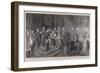 King Edward Receiving the University Deputations-Thomas Walter Wilson-Framed Giclee Print