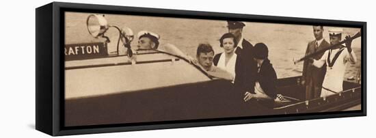 'King Edward Returning to His Yacht from the Island of Rab', 1937-Unknown-Framed Stretched Canvas