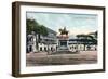 King Edward's Statue, Bombay, India, Early 20th Century-null-Framed Giclee Print