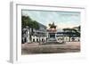 King Edward's Statue, Bombay, India, Early 20th Century-null-Framed Giclee Print