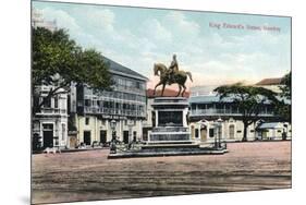 King Edward's Statue, Bombay, India, Early 20th Century-null-Mounted Giclee Print