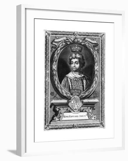 King Edward V of England, (1470-148)-P Vanderbanck-Framed Giclee Print