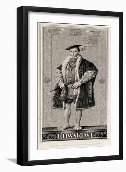 King Edward VI of England-JL Williams-Framed Art Print