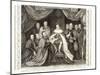 King Edward VI Signing a Charter, 1552-George Vertue-Mounted Giclee Print