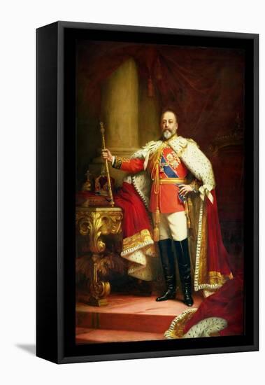 King Edward Vii, 1902-Sir Samuel Luke Fildes-Framed Stretched Canvas